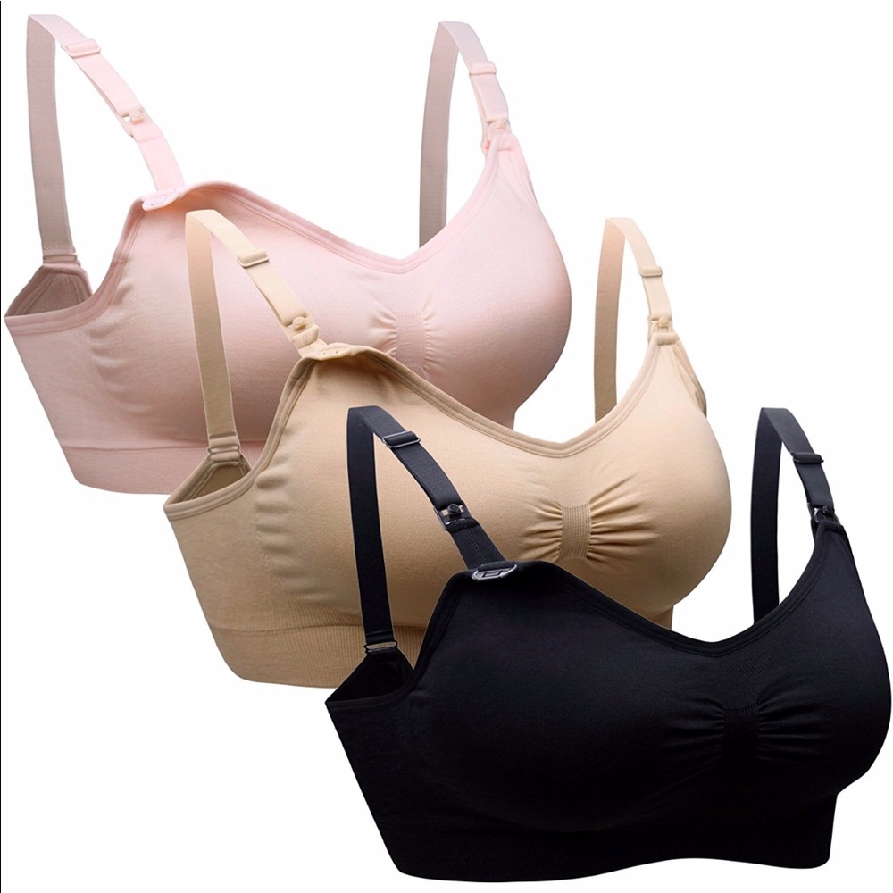 Nursing bras set of 3